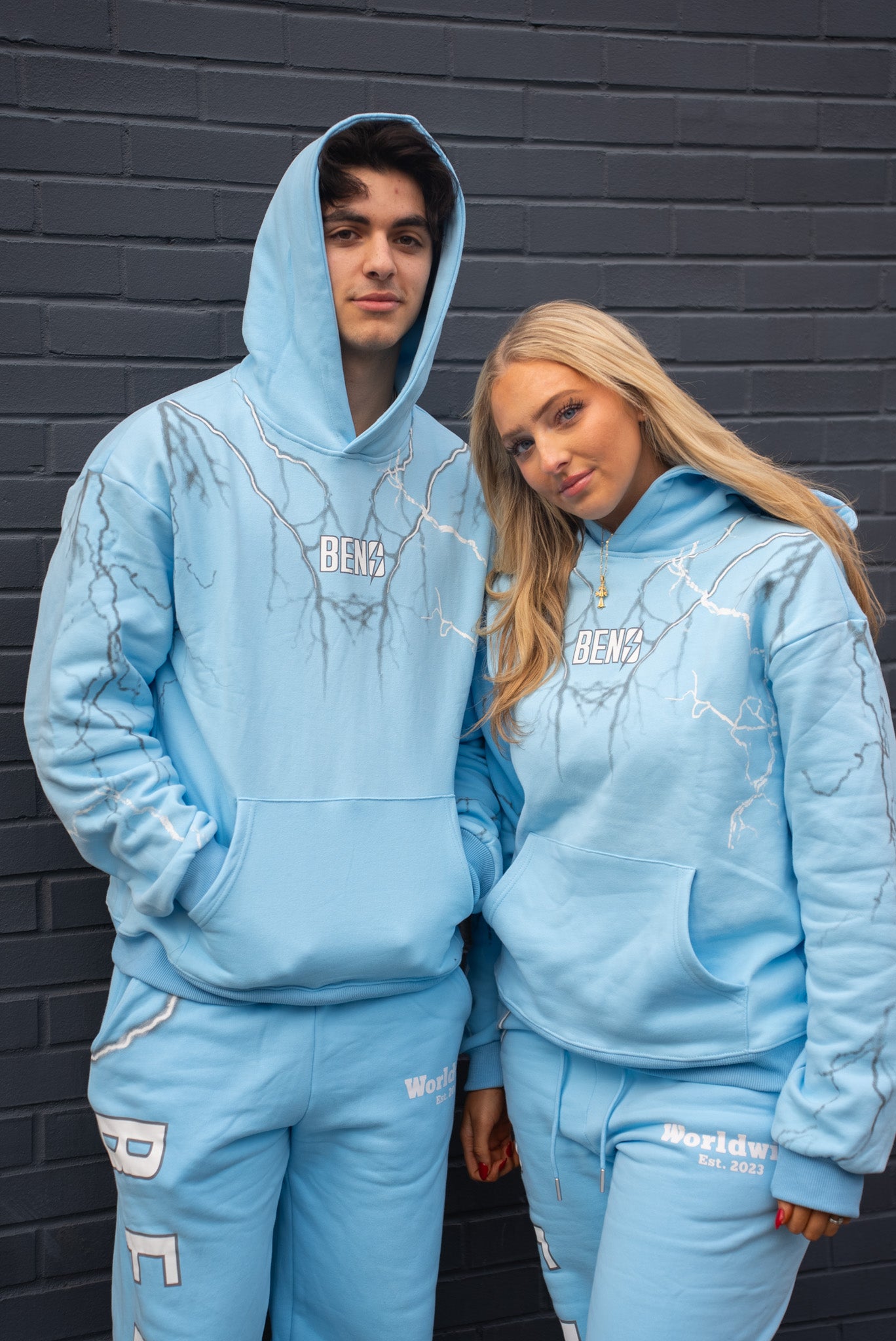 Sky Blue Storm Hoodie