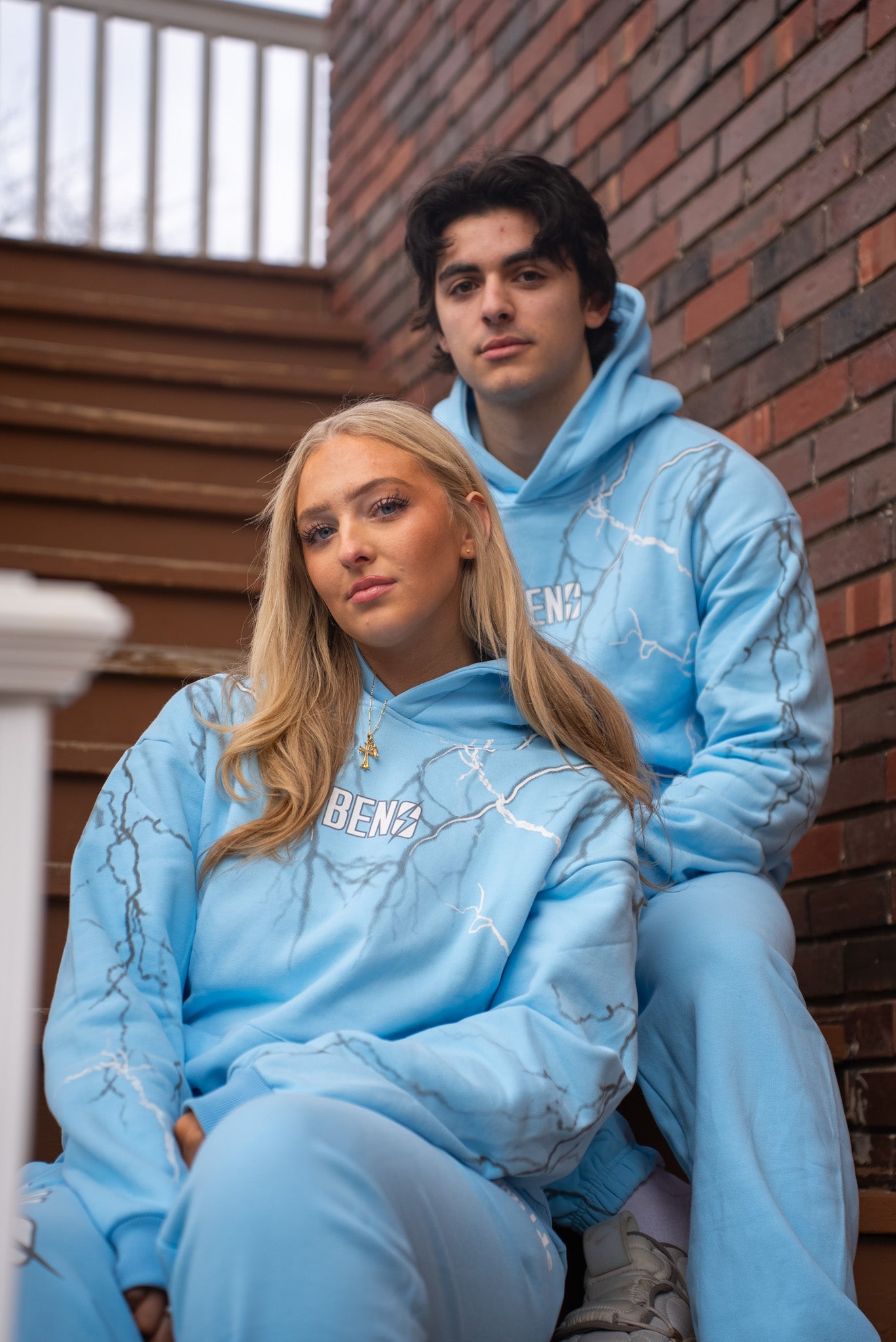 Sky Blue Storm Hoodie