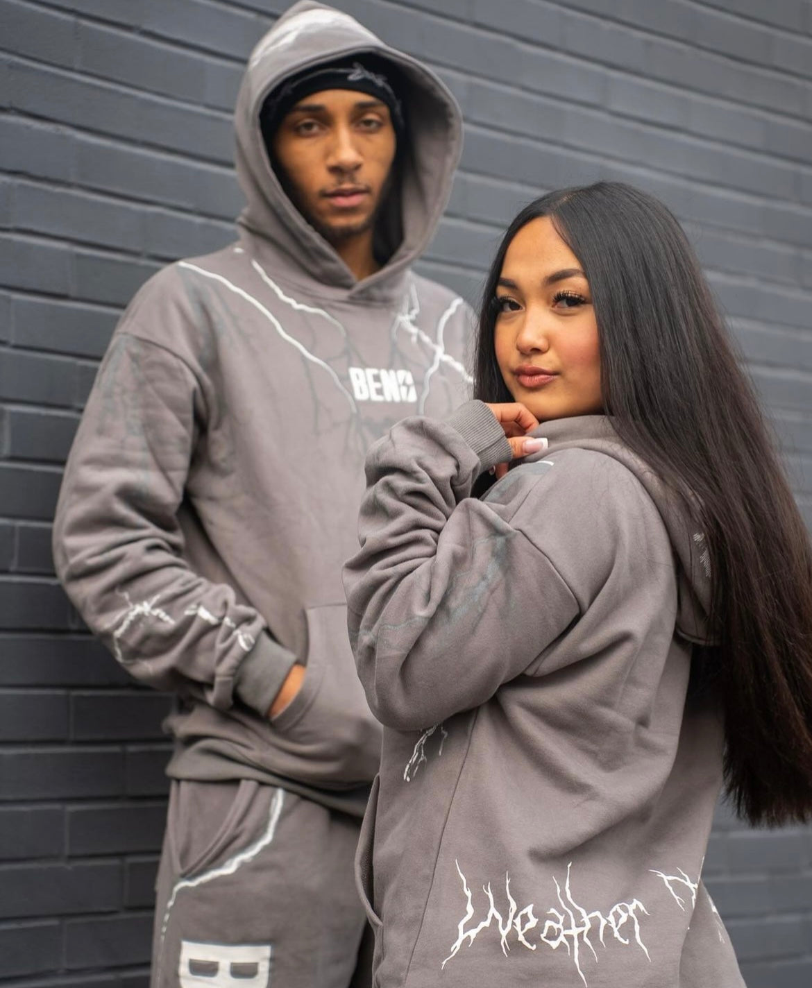 Smoke Grey Storm Hoodie